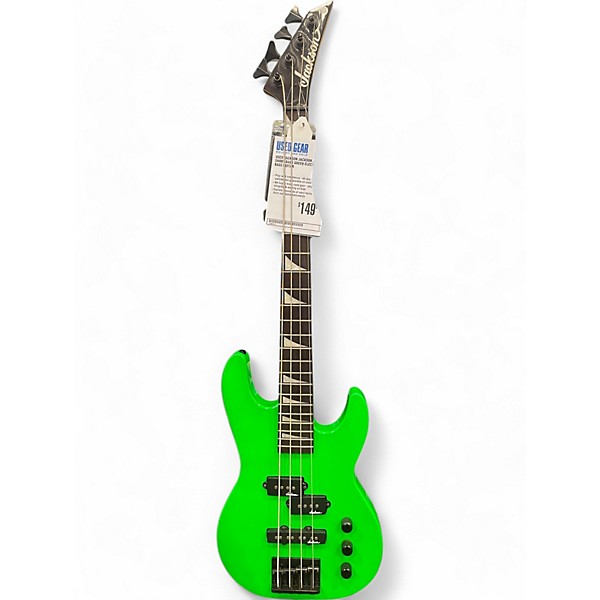 Used Jackson JACKSON JS1X SHORT BASS GREEN Electric Bass Guitar