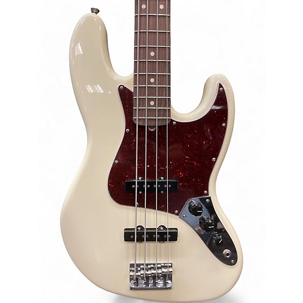 Used 2022 Fender American Professional II Jazz Bass Olympic White Electric Bass Guitar