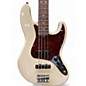 Used 2022 Fender American Professional II Jazz Bass Olympic White Electric Bass Guitar