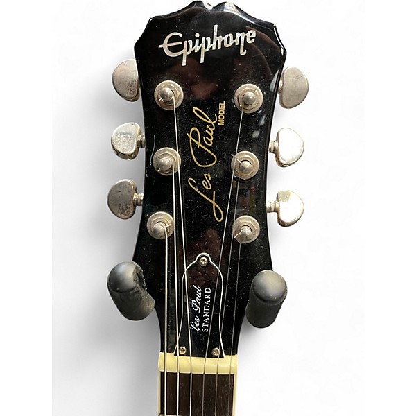 Used 2009 Epiphone Les Paul Standard Honey Burst Solid Body Electric Guitar