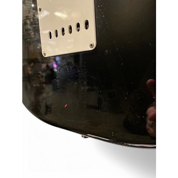 Vintage 1976 Fender STRATOCASTER Black Solid Body Electric Guitar