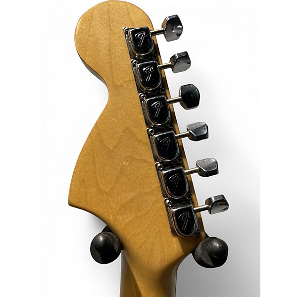 Vintage 1976 Fender STRATOCASTER Black Solid Body Electric Guitar