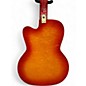 Vintage 1960S Silvertone THIN TWIN JIMMY REED Sunburst Solid Body Electric Guitar