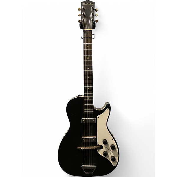 Vintage 1960S Silvertone 1448 Black Solid Body Electric Guitar,Specials : American Fashion Style Bags On Sale Vintage 1960S Silvertone 1448 Black Solid Body Electric Guitar,Specials : American Fashion Style Bags On Sale