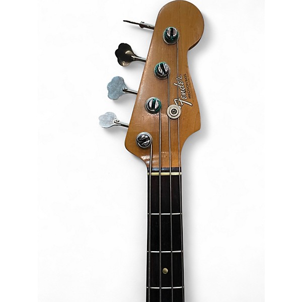 Vintage 1966 Fender Precision Bass Olympic White Electric Bass Guitar