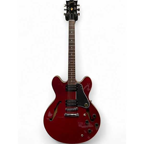 Vintage 1980 Gibson ES-335 Pro Red Hollow Body Electric Guitar