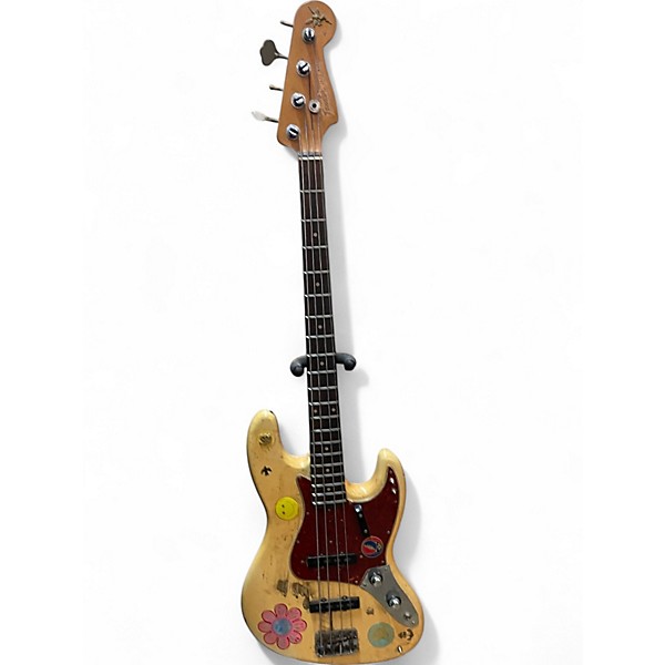 Vintage 1961 Fender Jazz Bass Sunburst Electric Bass Guitar