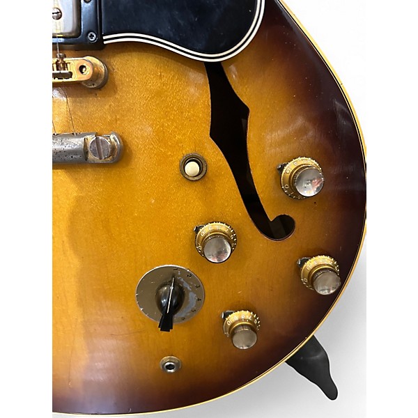 Vintage 1961 Gibson ES-345 Sunburst Hollow Body Electric Guitar