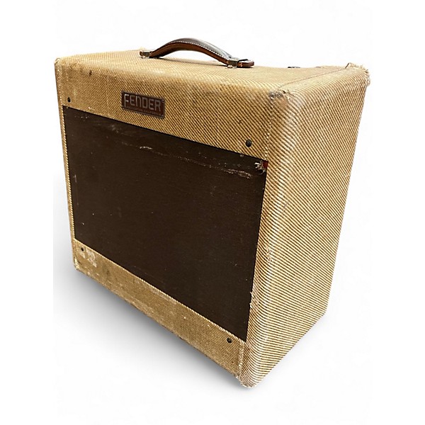 Vintage 1954 Fender Tweed Deluxe Tube Guitar Combo Amp