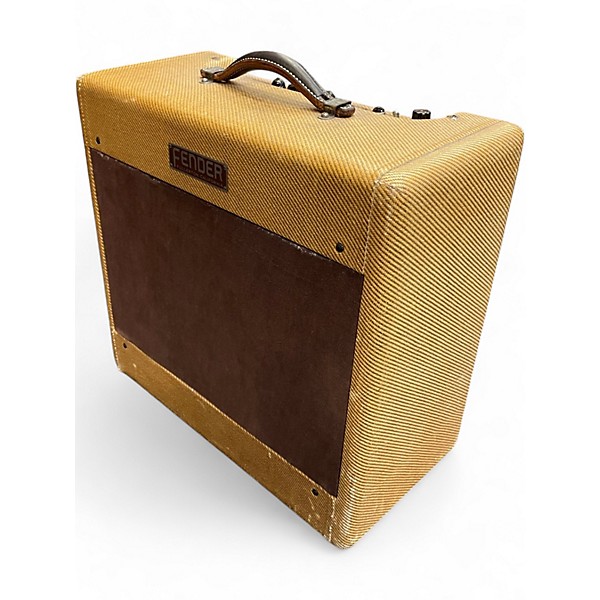 Vintage 1953 Fender Tweed Deluxe Tube Guitar Combo Amp