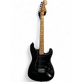 Vintage 1976 Fender Stratocaster Black Solid Body Electric Guitar