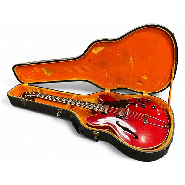 Vintage 1968 Gibson ES-335 Cherry Hollow Body Electric Guitar