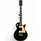 Vintage 1976 Gibson Les Paul Pro Deluxe Black Solid Body Electric Guitar thumbnail