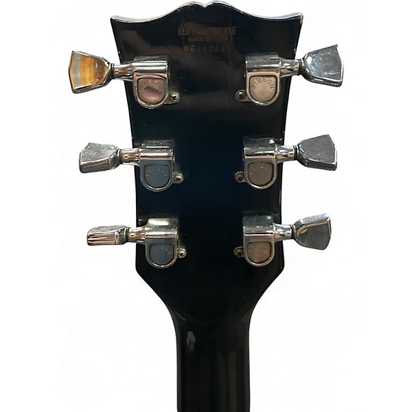 Vintage 1976 Gibson Les Paul Pro Deluxe Black Solid Body Electric Guitar