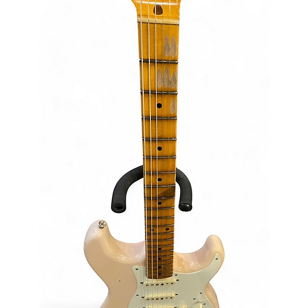 Used 2023 Fender LTD 56 STRAT JRN SHELL PINK Solid Body Electric Guitar