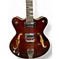 Used Eastwood classic 6 Brown Hollow Body Electric Guitar