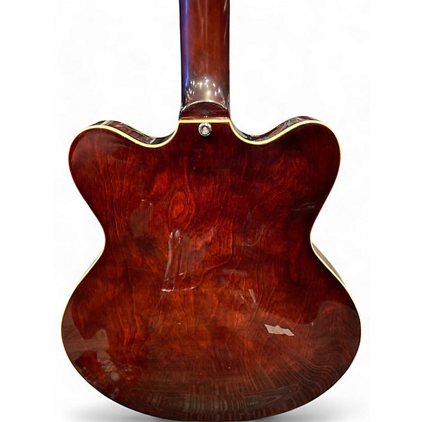 Used Eastwood classic 6 Brown Hollow Body Electric Guitar