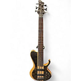 Used Ibanez BTB846SC Trans Black BURL Electric Bass Guitar