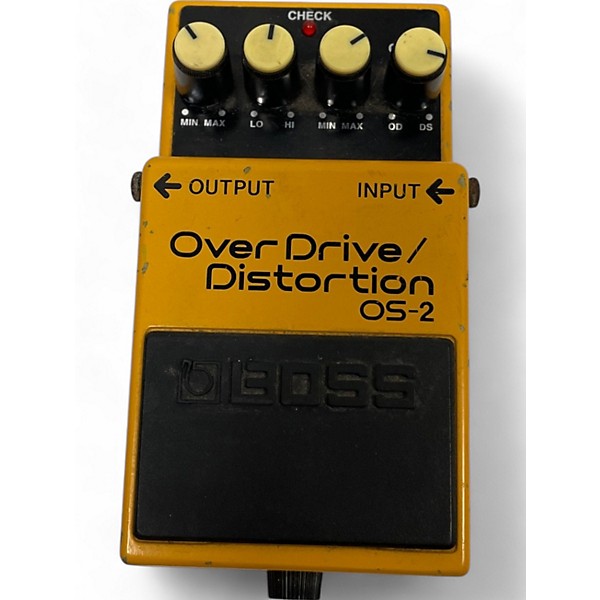 Used BOSS OS2 Overdrive Distortion Effect Pedal