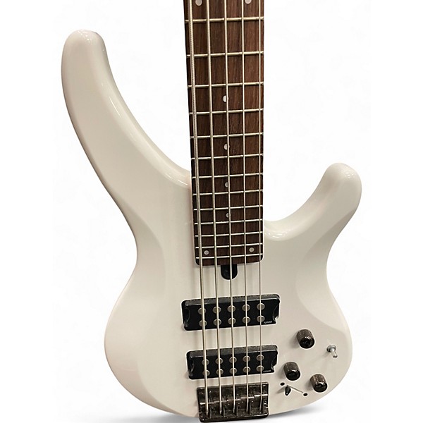 Used Yamaha TRBX305 Alpine White Electric Bass Guitar