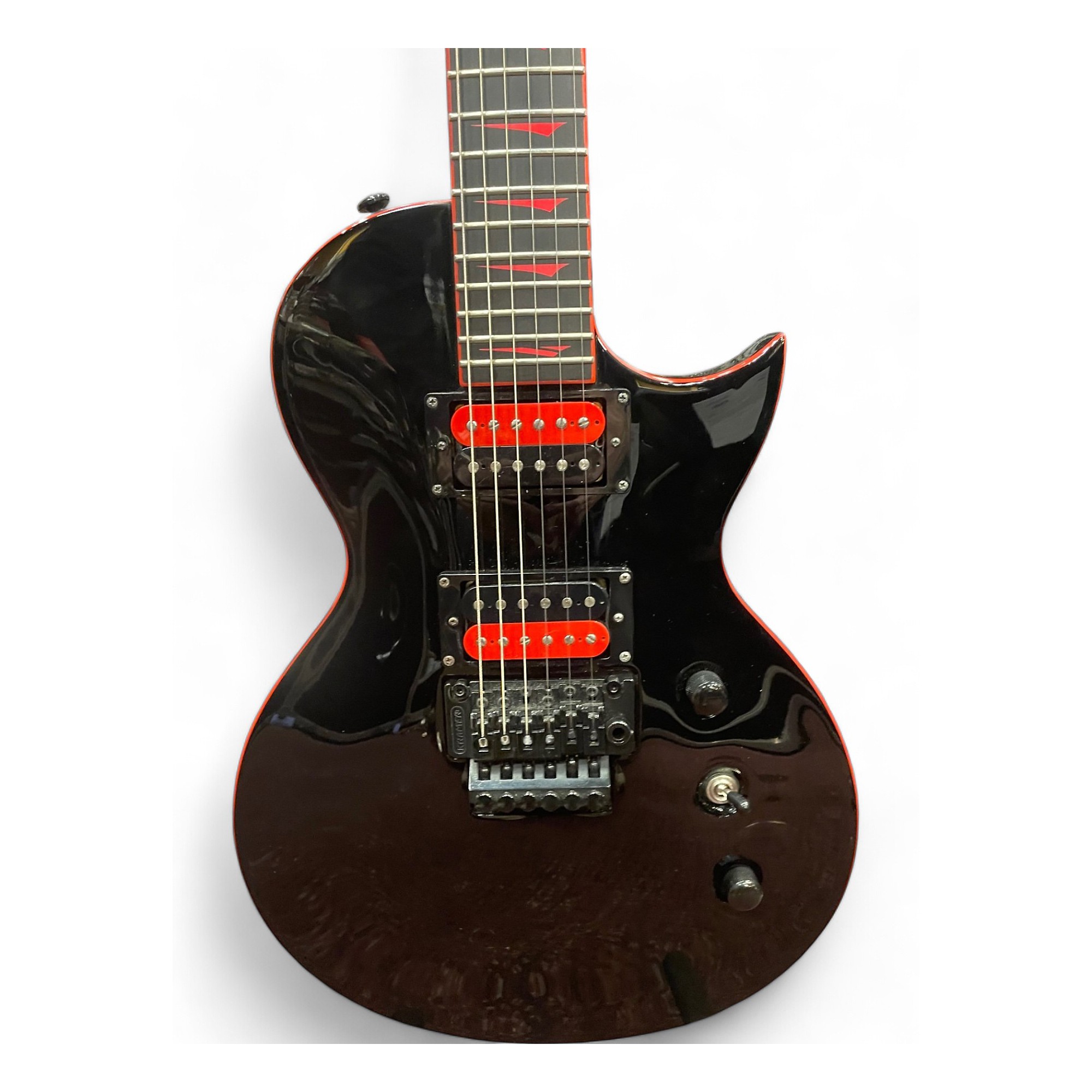 Used Kramer ASSAULT 220 BLACK AND RED Solid Body Electric Guitar