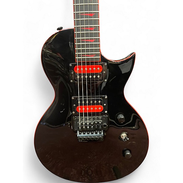 Used Kramer ASSAULT 220 BLACK AND RED Solid Body Electric Guitar