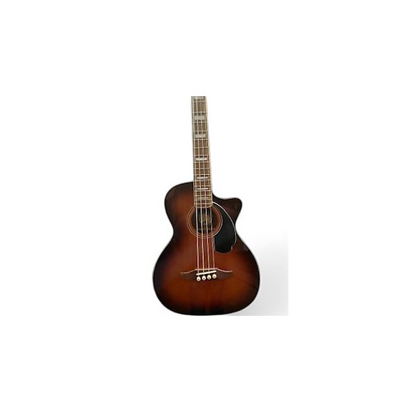 Used Fender Kingman Acoustic Electric Bass 2 Color Sunburst Acoustic Bass Guitar