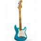 Used 2021 Fender American Professional II Stratocaster BLUE Solid Body Electric Guitar thumbnail