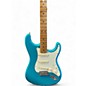 Used 2021 Fender American Professional II Stratocaster BLUE Solid Body Electric Guitar