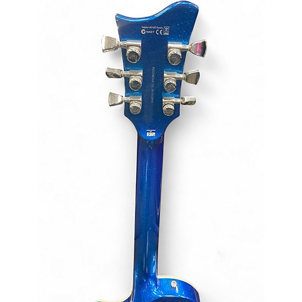 Used ESP LTD PS1000 SPARKLE BLUE Hollow Body Electric Guitar