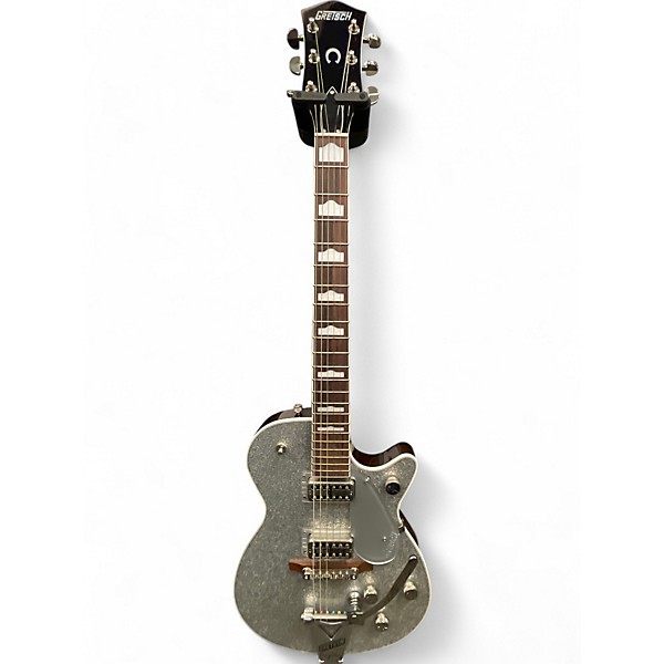 Used 2021 Gretsch Guitars G6129T-1957 1957 Reissue Silver Jet Bigsby Silver Sparkle Solid Body Electric Guitar,New Products : American Fashion Style Bags On Sale