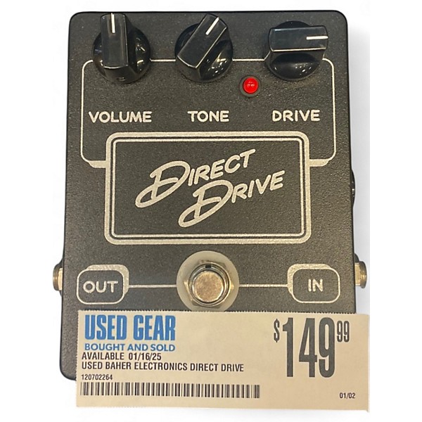 Used Baher Electronics Direct Drive Effect Pedal