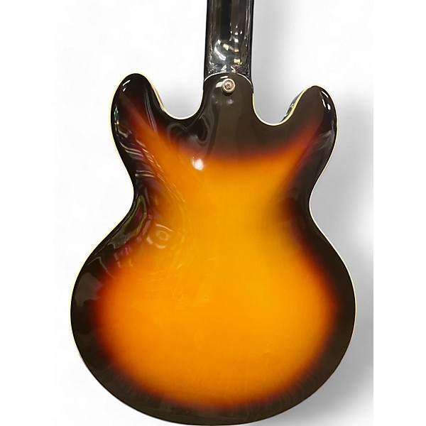 Used Airline MAP Tenor Orange Solid Body Electric Guitar