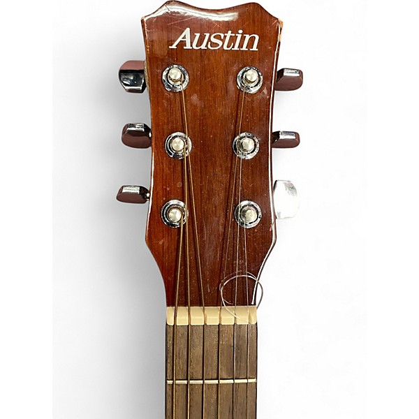 Used Austin AU336S Natural Acoustic Guitar