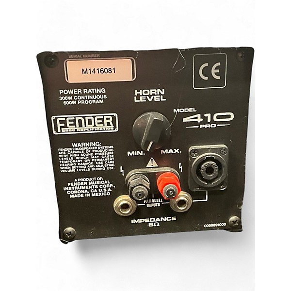 Used Fender Bassman Pro 410 4x10 Neo Bass Cabinet