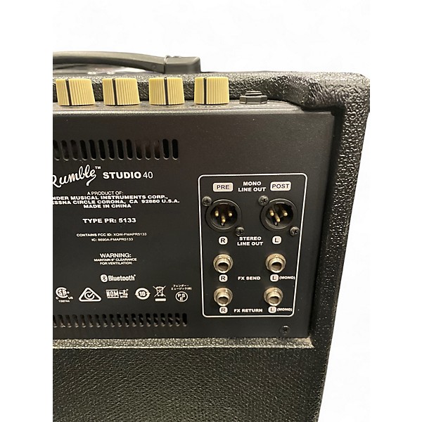 Used Fender Rumble Studio 40 Bass Combo Amp