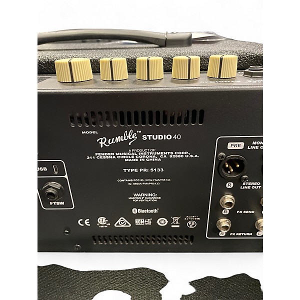 Used Fender Rumble Studio 40 Bass Combo Amp