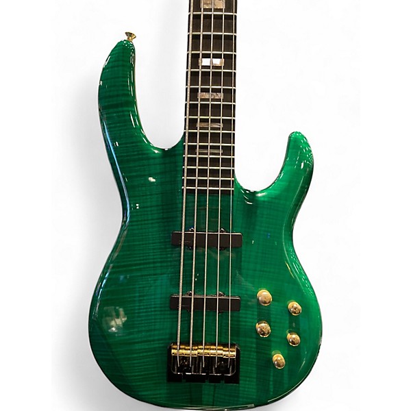 Used Carvin LB75 GREEN Electric Bass Guitar