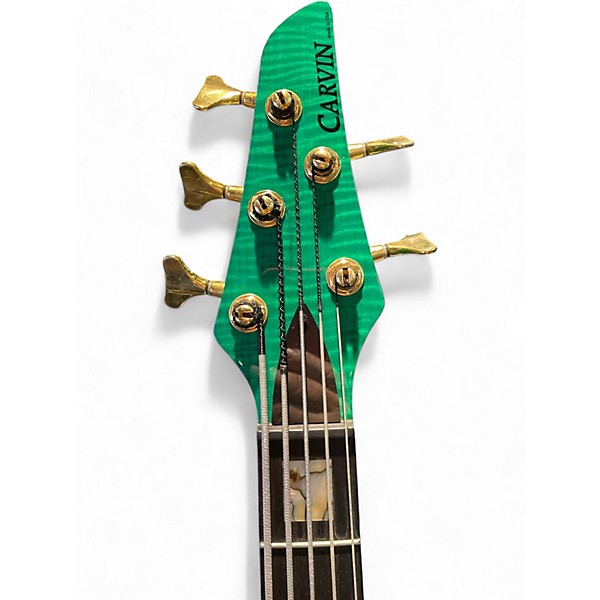 Used Carvin LB75 GREEN Electric Bass Guitar