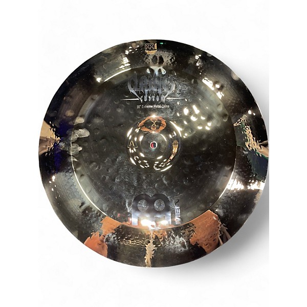 Used MEINL 18in Classic Custom Extreme Metal China Brilliant Cymbal