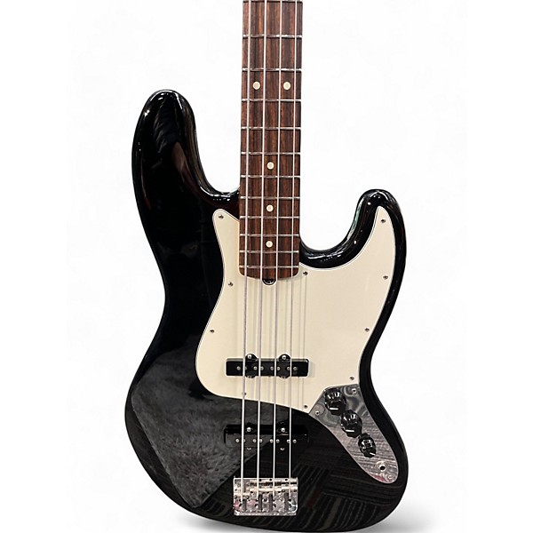 Used 2022 Fender AMERICAN PRO II JAZZ BASS BLACK Electric Bass Guitar