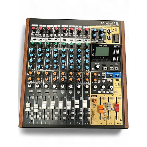 Used TASCAM MODEL 12 Powered Mixer