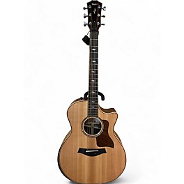 Used 2011 Taylor 814CE DLX Natural Acoustic Electric Guitar