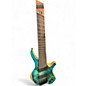 Used Agile Guitars Parallax 9 String Satin Green/Blue Solid Body Electric Guitar thumbnail