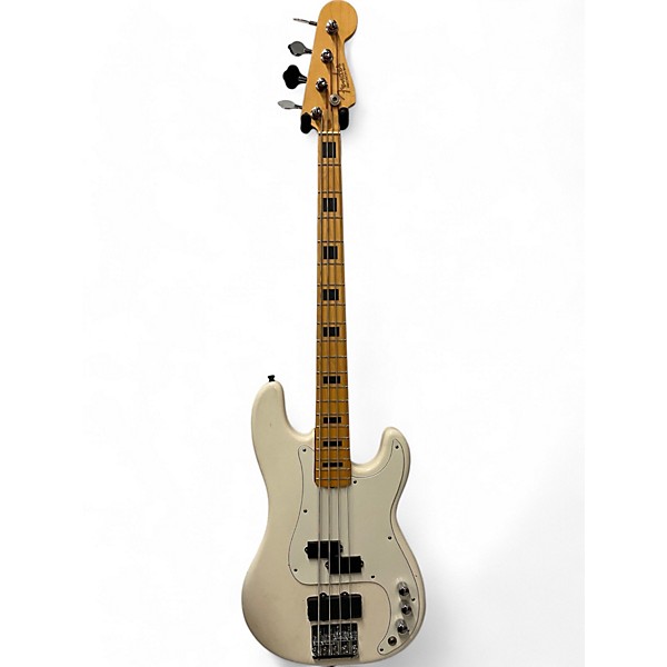Used Fender PJ BASS Alpine White Electric Bass Guitar