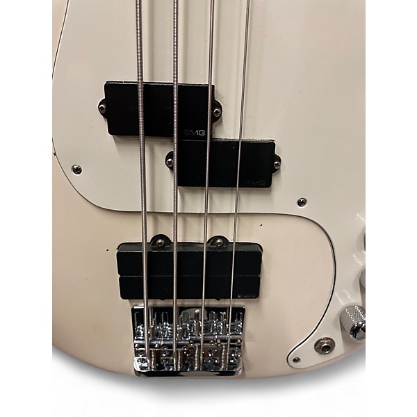 Used Fender PJ BASS Alpine White Electric Bass Guitar