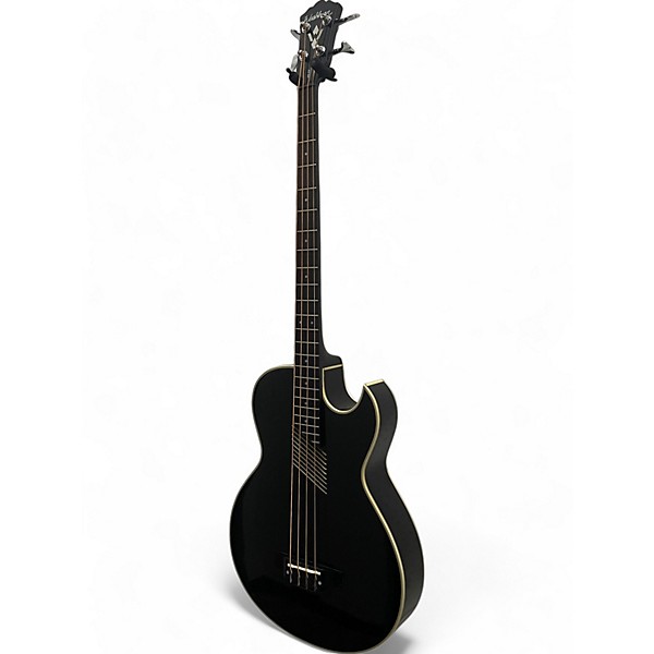 Used Washburn ab20 Black Acoustic Bass Guitar