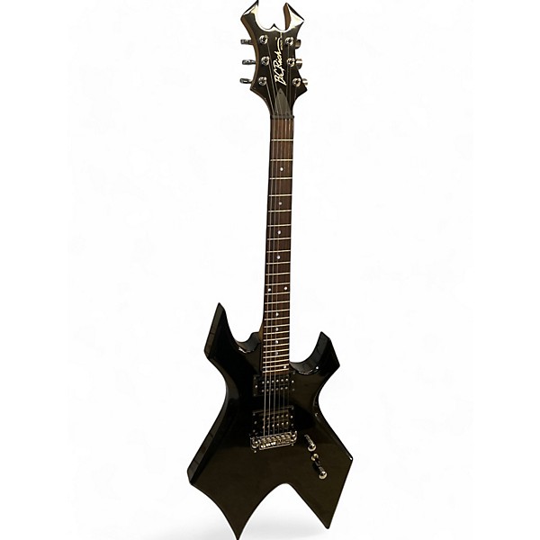 Used B.C. Rich Bronze Series Warlock Black Solid Body Electric Guitar