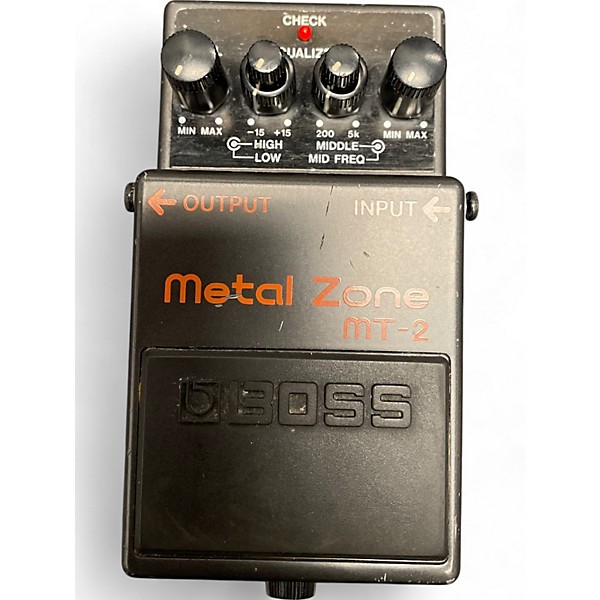 Used 2020s BOSS MT2 Metal Zone Distortion Effect Pedal