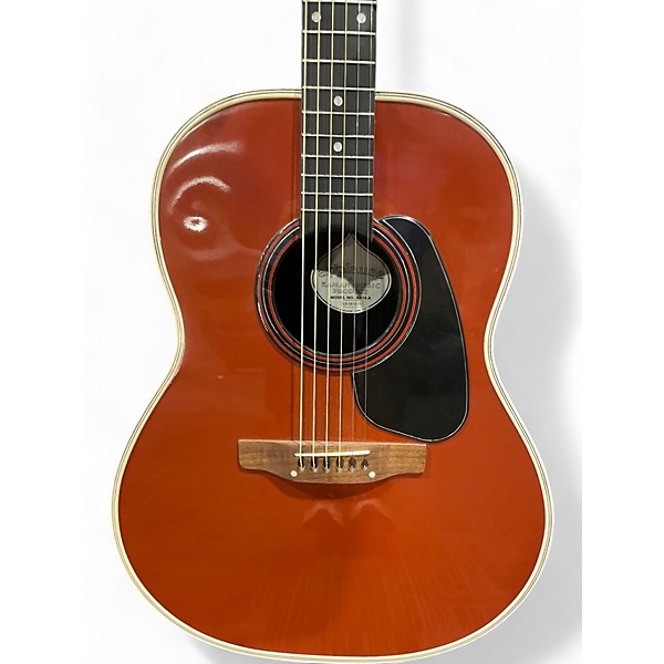 Used Applause AA14-A Flat Red Acoustic Guitar